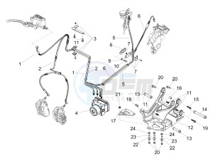 DORSODURO 900 E4 ABS (NAFTA) drawing ABS Brake system