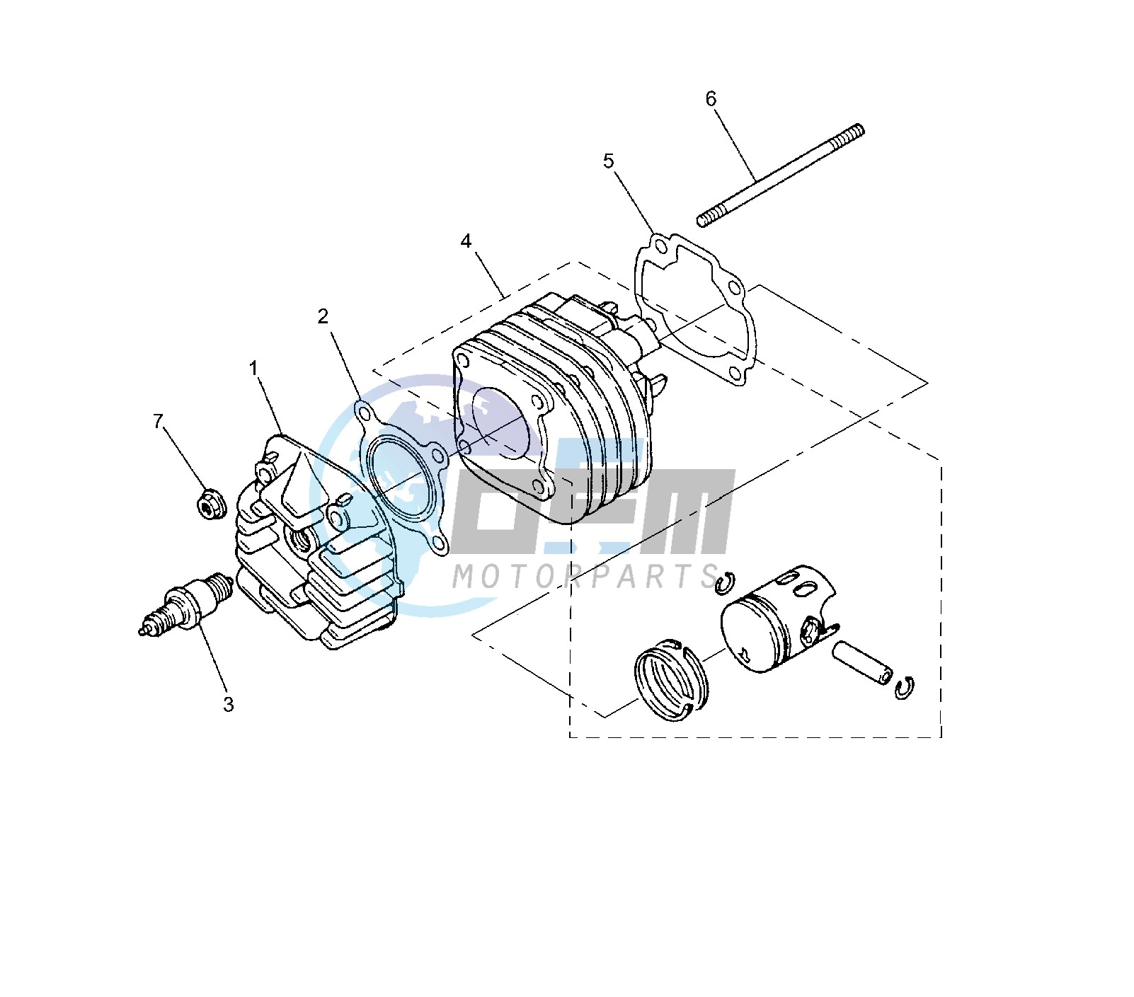 CYLINDER AND HEAD