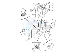 TW 125 drawing BATTERY