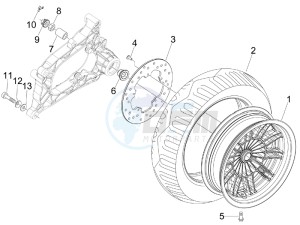 MP3 300 ie mic drawing Rear Wheel