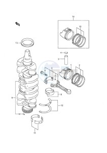 DF 115A drawing Crankshaft