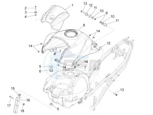 RS 125 RS REPLICA 4T E4 ABS (EMEA) drawing Tank cover