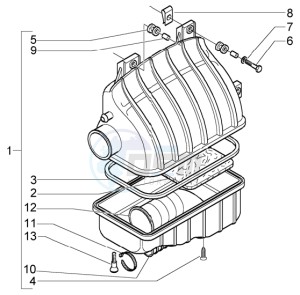 X9 500 Evolution (abs) drawing Air filter