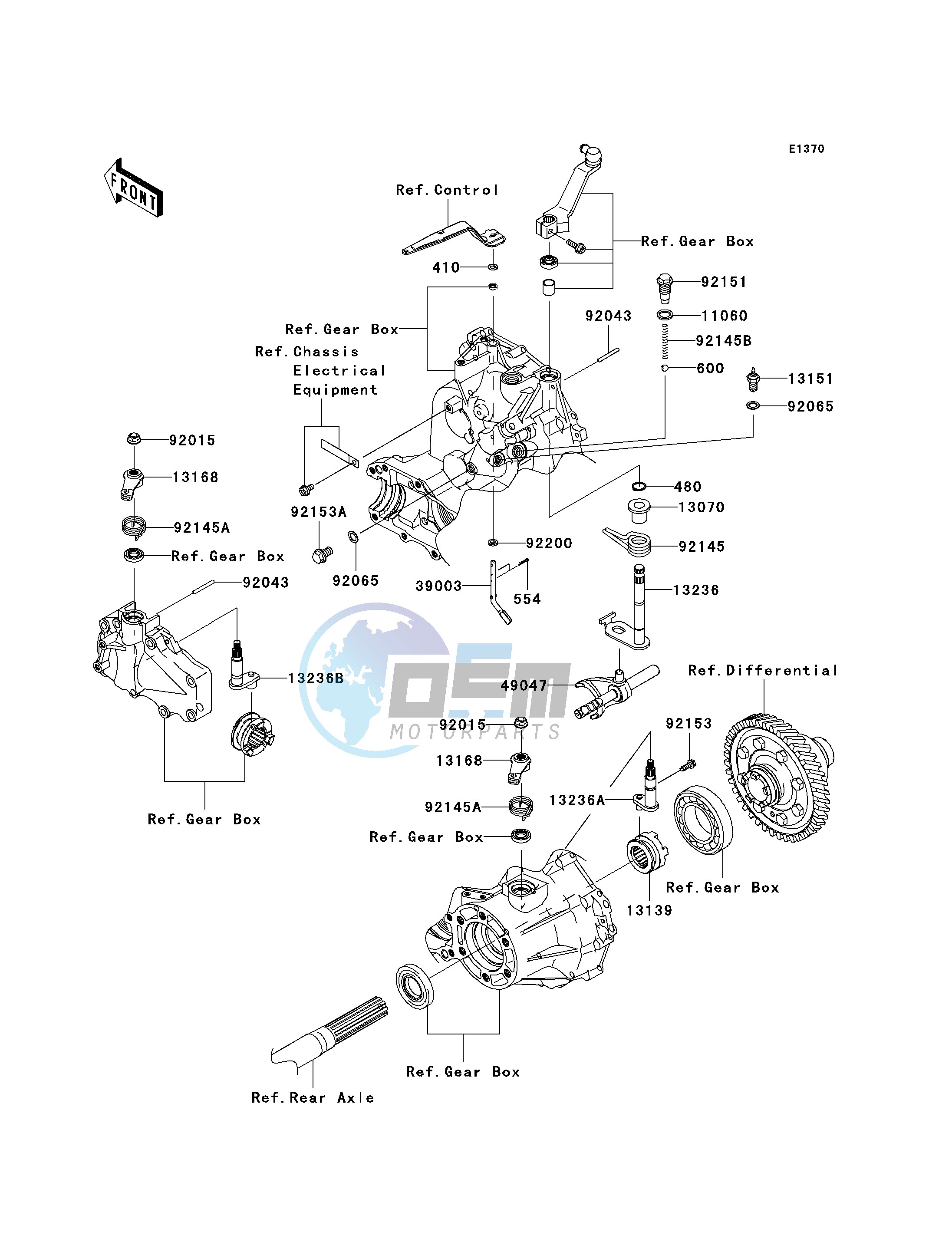 GEAR CHANGE MECHANISM