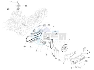 Liberty 125 4T Delivery E3 NEXIVE drawing Oil pump