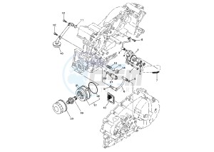 XP T-MAX 500 drawing OIL PUMP