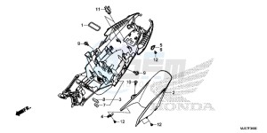 CBR650F 2ED - (2ED) drawing REAR FENDER