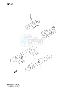 AN650 (E3-E28) Burgman drawing FOOTBOARD BRACKET