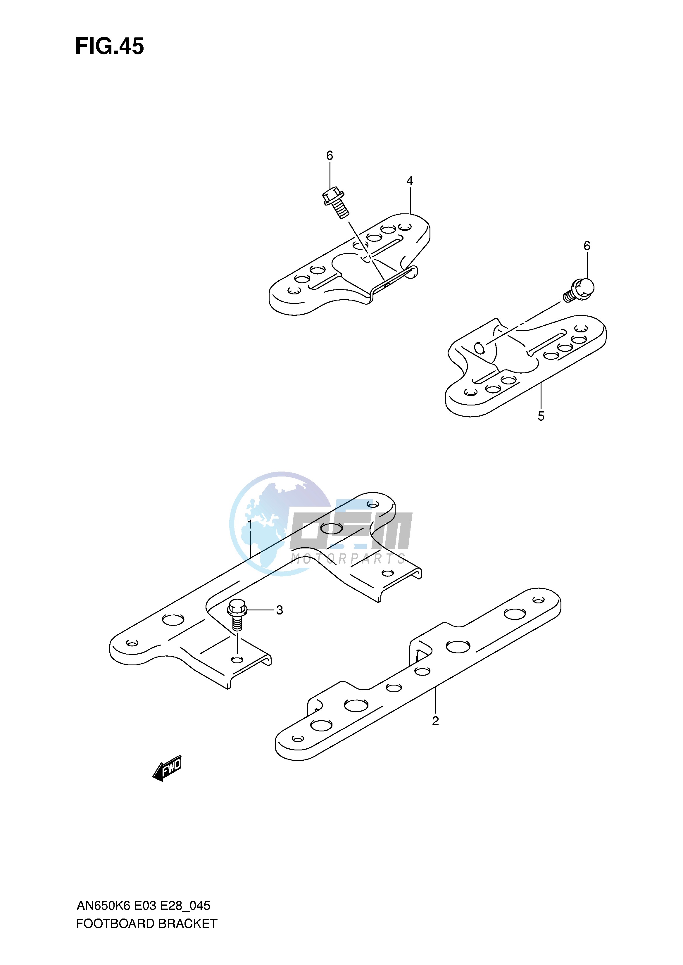 FOOTBOARD BRACKET