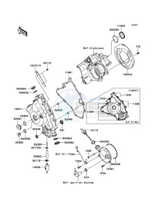 KVF750 4x4 KVF750LCS EU GB drawing Engine Cover(s)