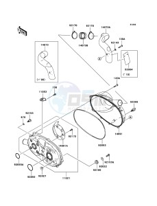 MULE_610_4X4 KAF400A8F EU drawing Converter Cover