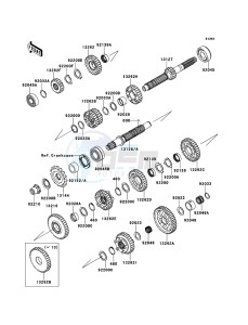 ZZR1400_ABS ZX1400FEFB FR GB XX (EU ME A(FRICA) drawing Transmission