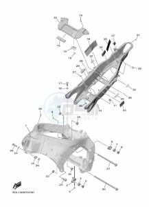 YZF1000 YZF-R1 (B3LM) drawing FRAME