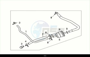 JOYRIDE 300 (LJ30W1-EU) (M2) drawing BREATHER CHAMBER ASSY