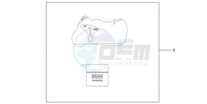 CBR1000RA9 UK - (E / ABS MKH MME) drawing INDOOR BODY COVER HRC