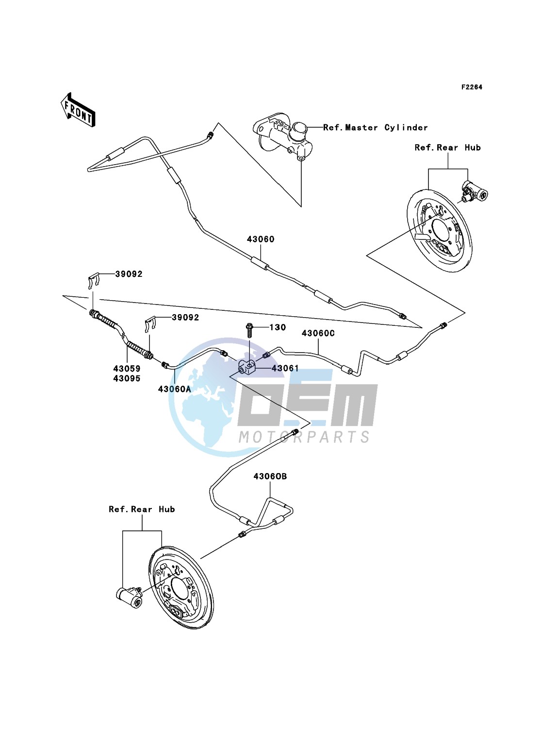 Rear Brake Piping