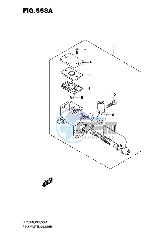 REAR MASTER CYLINDER