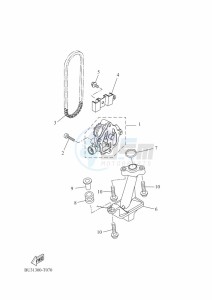 XTZ690 TENERE 700 (BEH3) drawing OIL PUMP