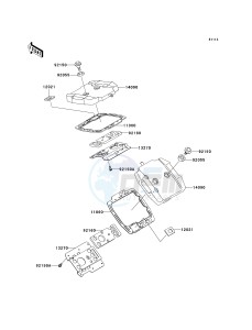 VN 800 E [VULCAN 800 DRIFTER] (E6F) E6F drawing CYLINDER HEAD COVER