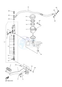 FZ8-S FZ8 FAZER 800 (42PG) drawing REAR MASTER CYLINDER