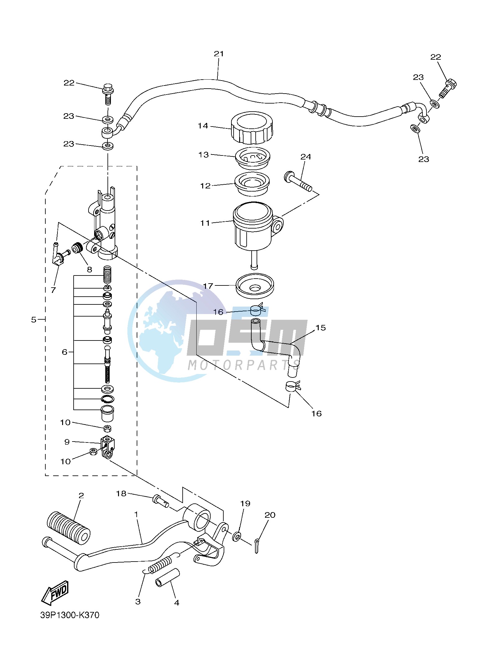 REAR MASTER CYLINDER