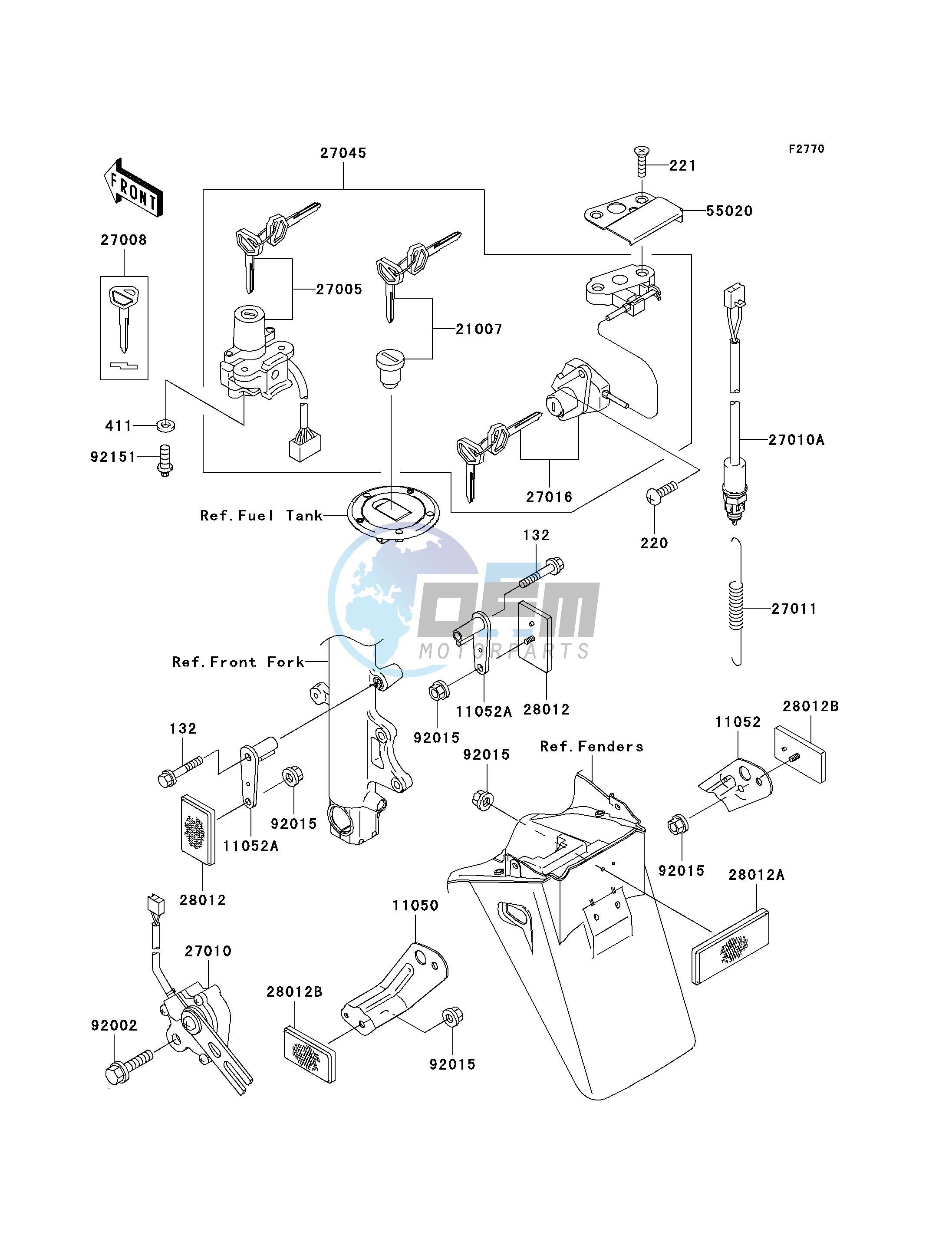 IGNITION SWITCH_LOCKS_REFLECTORS