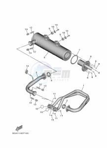 YXF850ES YXF85WPSK (BG4K) drawing EXHAUST