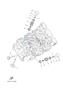 YXZ1000ES YXZ10YPSG YXZ1000R EPS SPECIAL EDITION (2HC1) drawing VALVE