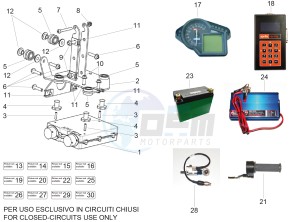 RSV4 APRC 1000 drawing Electronic Kit SST