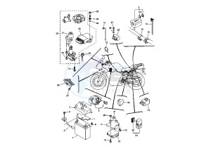 FZ6-S FAZER 600 drawing ELECTRICAL DEVICES