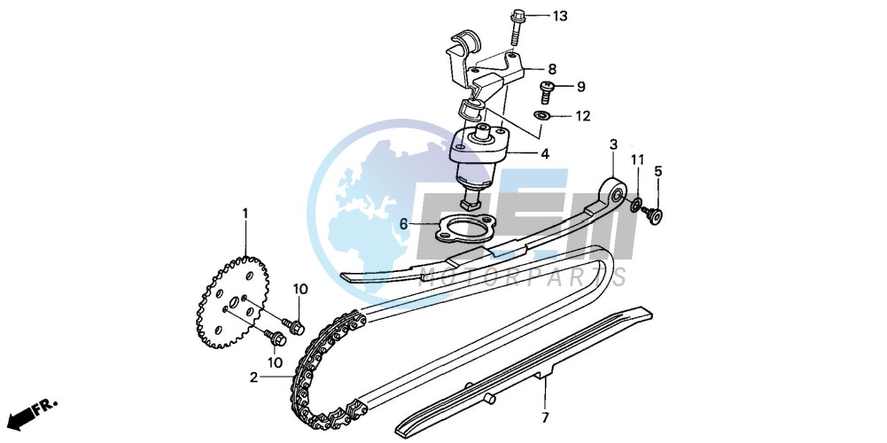 CAM CHAIN/TENSIONER