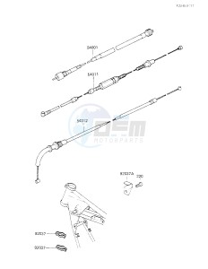 KZ 700 A (A1) drawing CABLES