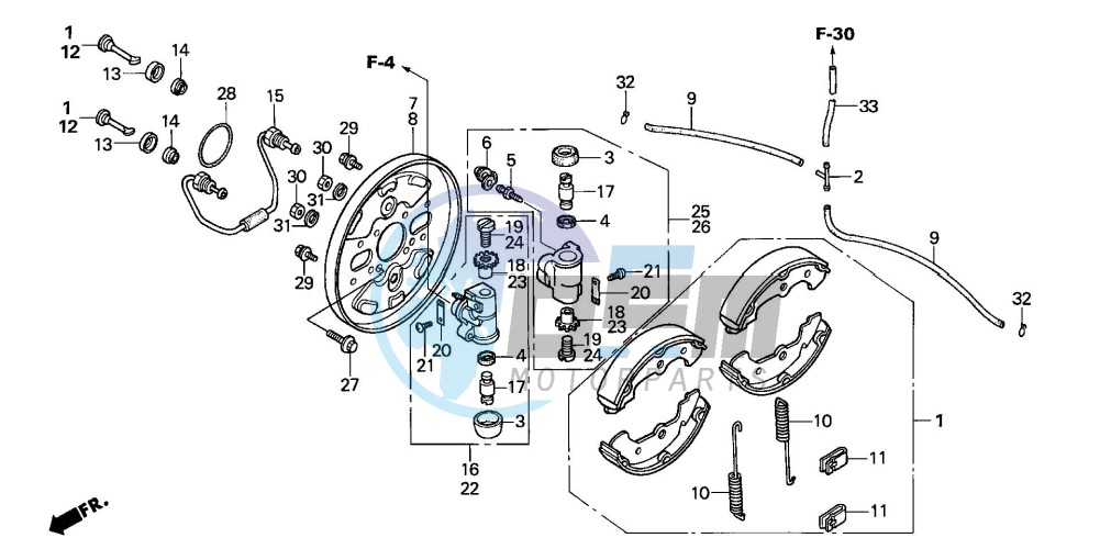 FRONT BRAKE PANEL