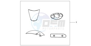 SZX50X X8R-X drawing ON-ROAD PRINTED PARTS KIT