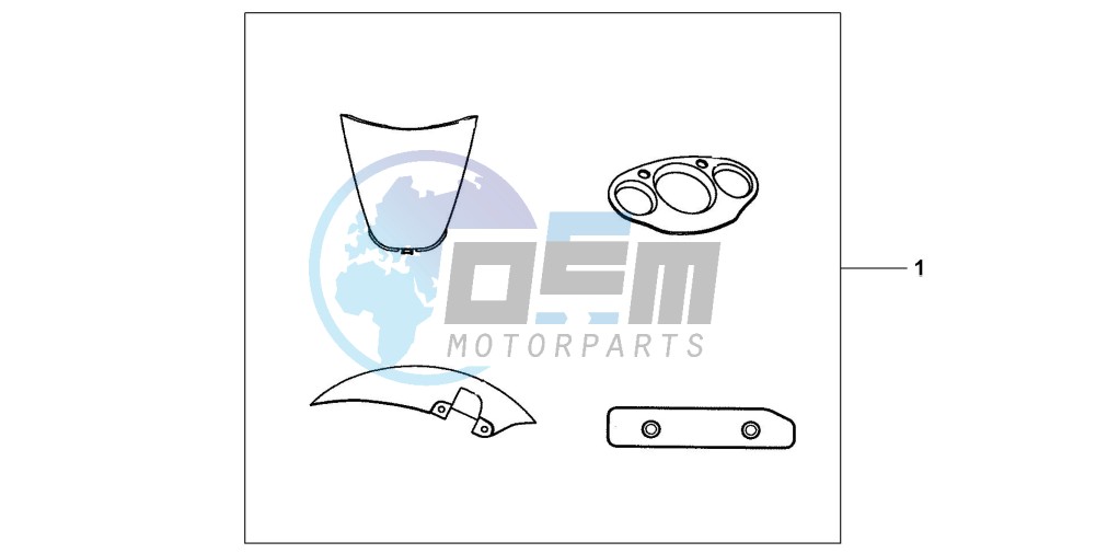 ON-ROAD PRINTED PARTS KIT