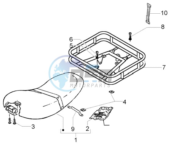 Saddle - Luggage carrier