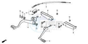 TRX350TE FOURTRAX 350 ES drawing STEP (1)