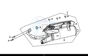 ORBIT II 50 (25 KM/H) (AE05W8-NL) (L8-M0) drawing EXHAUST MUFFLER