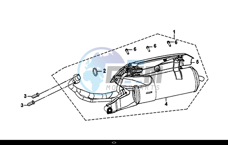 EXHAUST MUFFLER