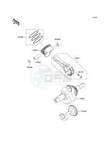 KAF400 A [MULE 610 4X4] (A1) A1 drawing CRANKSHAFT_PISTON-- S- -