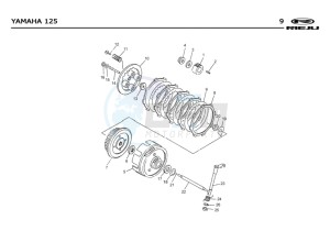 MRX-125-4T-BLUE drawing CLUTCH