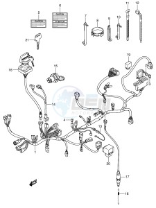 LT-A500F (E3-E28) drawing WIRING HARNESS (MODEL K3)