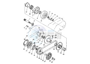 ATV 125 drawing CLUTCH