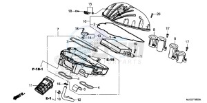 CB650FE CB650F 2ED - (2ED) drawing AIR CLEANER