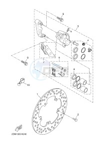 YPR125RA XMAX 125 ABS EVOLIS 125 ABS (2DMK 2DMK) drawing FRONT BRAKE CALIPER