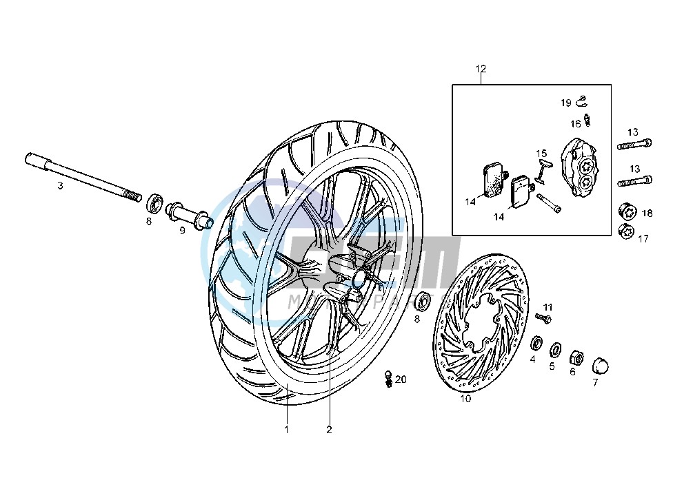 FRONT WHEEL