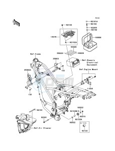 D-TRACKER_125 KLX125DDF XX (EU ME A(FRICA) drawing Frame Fittings