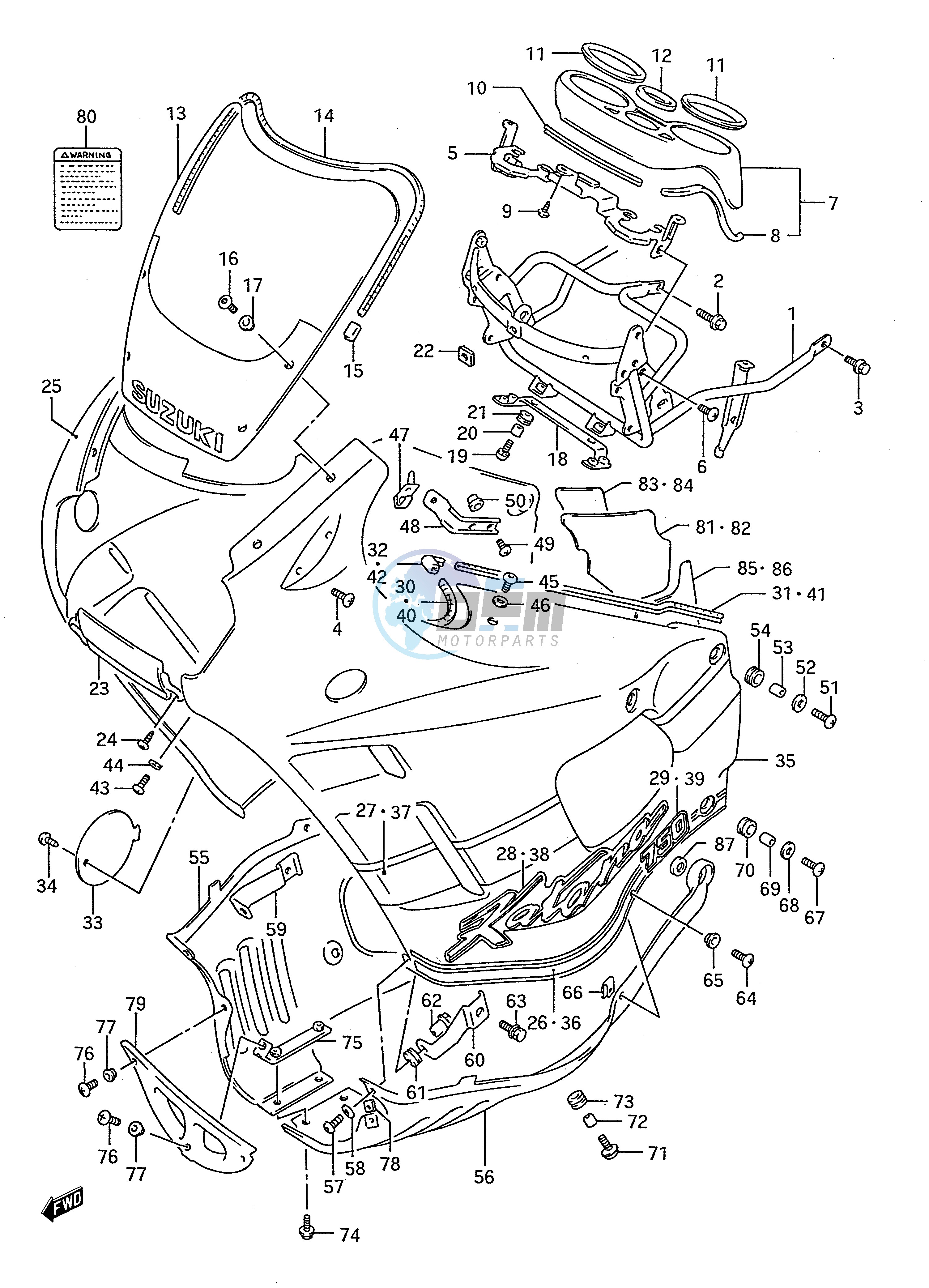 COWLING (MODEL K)