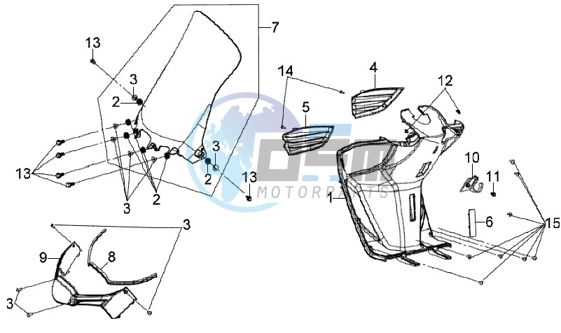 INNER LEG SHIELD / UNDERTAIL