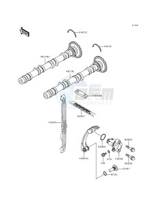 ZX 750 K [NINJA ZX-7R] (K1-K2) [NINJA ZX-7R] drawing CAMSHAFT_TENSIONER